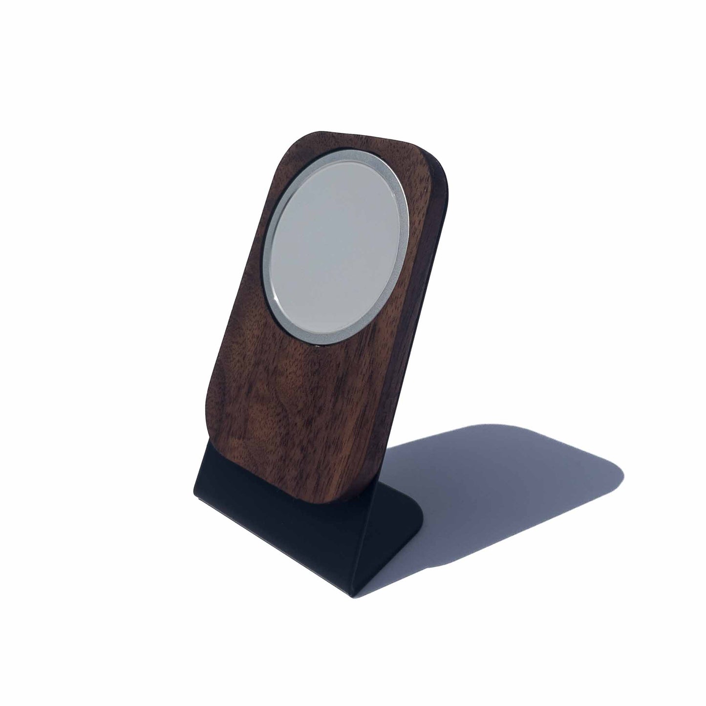 MagSafe Stand - Walnut on Black