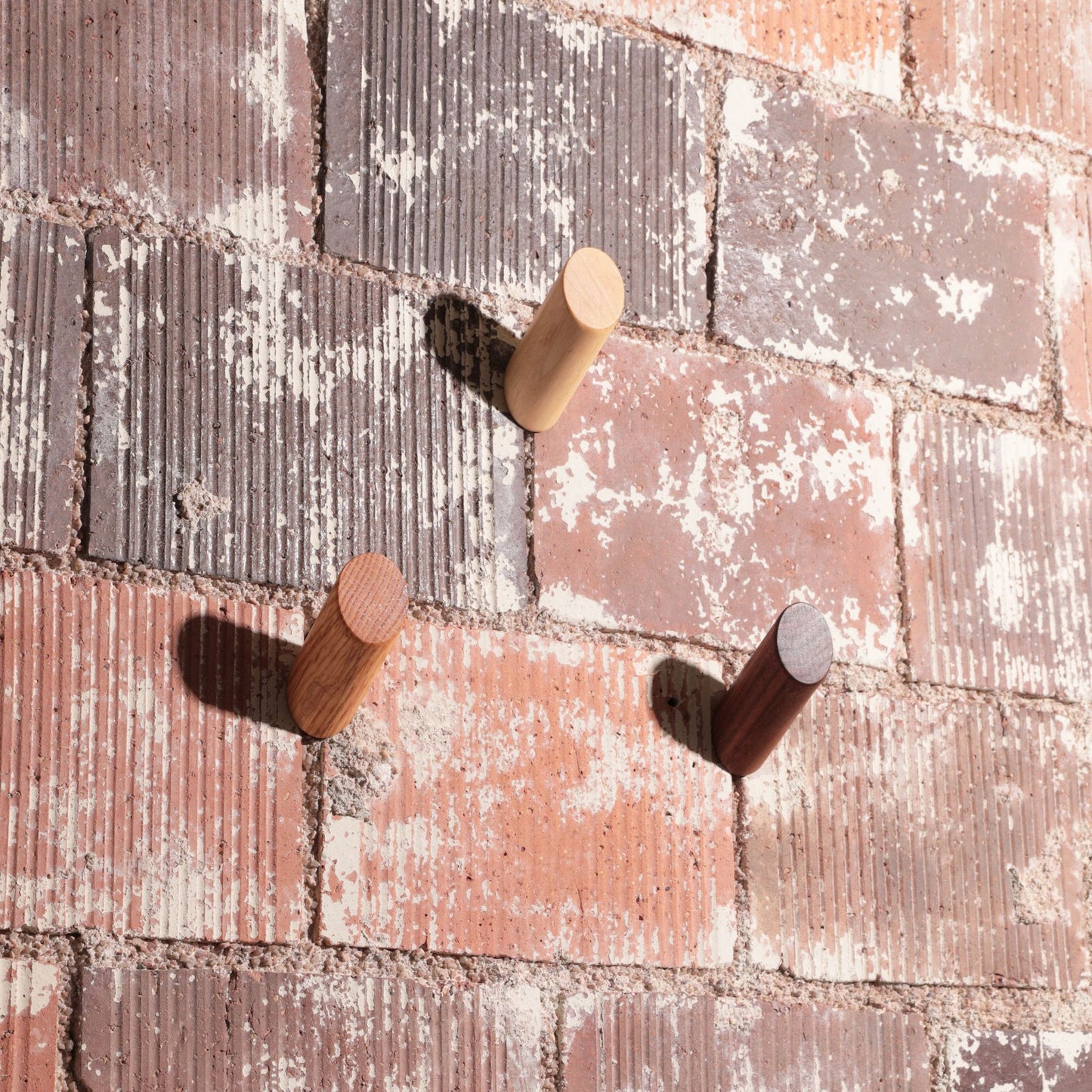 Hardwood Wood Hooks for Walls