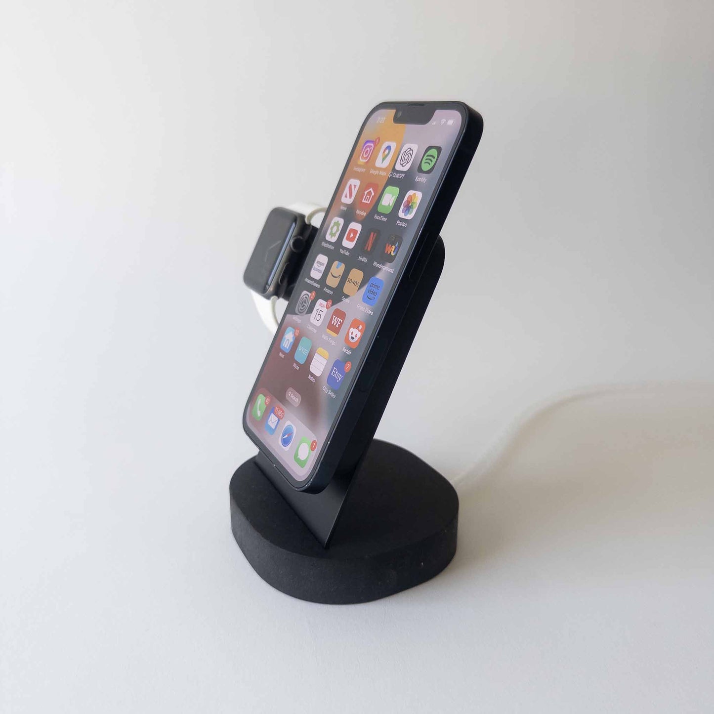Inky Phone/Watch Charging Stand