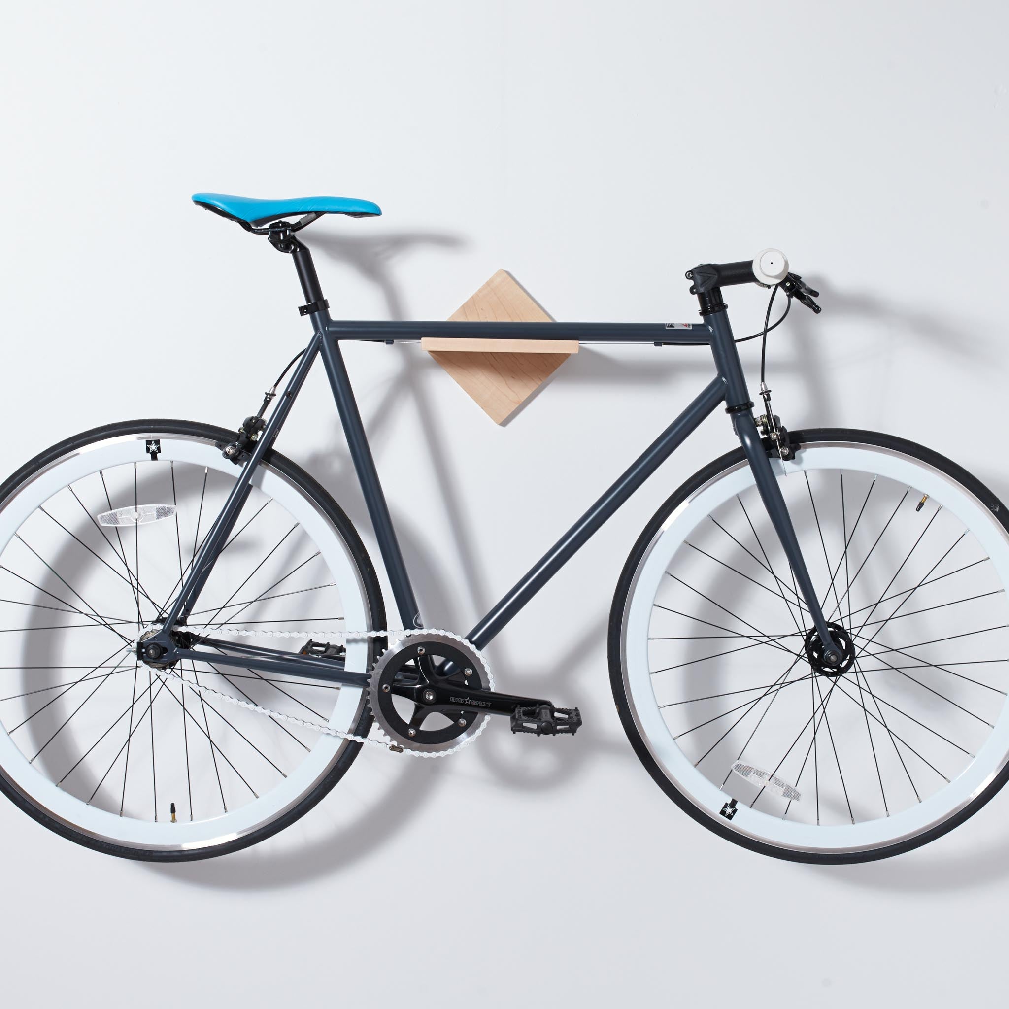 Rustic Bike Rack Maple Wooden Wall Bike Rack | Loma Living – loma living