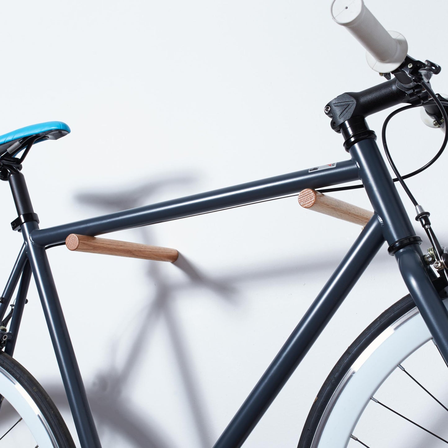 Wooden Bike Hooks for In-Home Storage